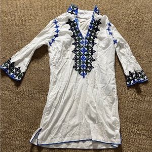 Jude Connally embroidered tunic - size small